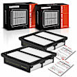 APEAF117 2 Pcs Engine Air Filter with Rigid Panel