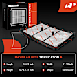 APEAF1191 2 Pcs Engine Air Filter
