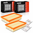 APEAF1197 2 Pcs Engine Air Filter