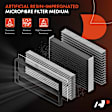 APEAF1220 2 Pcs Engine Air Filter with Rigid Panel