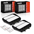 APEAF1225 2 Pcs Engine Air Filter with Rigid Panel