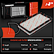 APEAF1234 Engine & Activated Carbon Cabin Air Filter