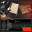 APEAF1284 2 Pcs Engine Air Filter