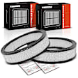 APEAF1290 2 Pcs Engine Air Filter