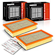 APEAF1354 2 Pcs Engine Air Filter