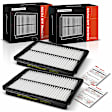 APEAF1392 2 Pcs Engine Air Filter