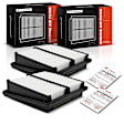 APEAF145 2 Pcs Engine Air Filter with Rigid Panel