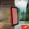 APEAF1536 2 Pcs High Performance Engine Air Filter