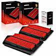 APEAF1548 2 Pcs Front High Performance Engine Air Filter