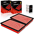 APEAF1550 2 Pcs High Performance Engine Air Filter