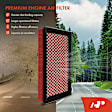 APEAF1554 2 Pcs High Performance Engine Air Filter