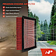 APEAF1570 2 Pcs High Performance Engine Air Filter