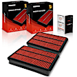 APEAF1572 2 Pcs Front High Performance Engine Air Filter