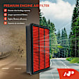 APEAF1573 Front High Performance Engine Air Filter