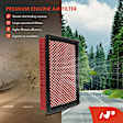APEAF1580 2 Pcs Front High Performance Engine Air Filter