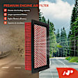 APEAF1582 2 Pcs Front High Performance Engine Air Filter