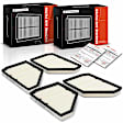 APEAF1660 4 Pcs Engine Air Filter