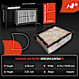 A-Premium APEAF1691 Engine Air Filter Driver & Passenger