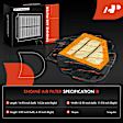 APEAF1699 2 Pcs Driver & Passenger Engine Air Filter