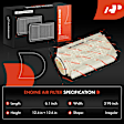 APEAF1773 2 Pcs Driver & Passenger Engine Air Filter