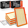 APEAF1776 4 Pcs Engine Air Filter