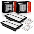 APEAF177 2 Pcs Engine Air Filter with Rigid Panel