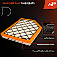 APEAF1781 2 Pcs Engine Air Filter