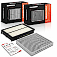 APEAF1889 2 Pcs Engine and Active Carbon Cabin Air Filter