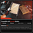 APEAF1889 2 Pcs Engine and Active Carbon Cabin Air Filter