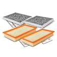 APEAF1908PG 2 Pcs Engine Air Filter and 2 Pcs Activated Carbon Cabin Air Filter