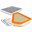 APEAF1909PG 2 Pcs Engine and Activated Carbon Cabin Air Filter