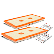 APEAF238 2 Pcs Engine Air Filter