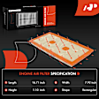 APEAF238 2 Pcs Engine Air Filter
