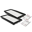 APEAF244 2 Pcs Engine Air Filter with Rigid Panel