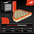 APEAF256 2 Pcs Engine Air Filter