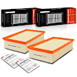 APEAF271 2 Pcs Engine Air Filter