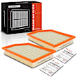 APEAF273 2 Pcs Engine Air Filter with Flexible Panel