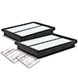 APEAF279 2 Pcs Engine Air Filter