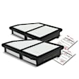 APEAF299 2 Pcs Engine Air Filter with Rigid Panel