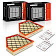 APEAF323 2 Pcs Engine Air Filter with Flexible Panel