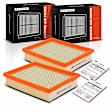 APEAF371 2 Pcs Engine Air Filter