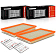 APEAF375 2 Pcs Engine Air Filter
