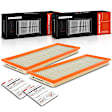 APEAF383 2 Pcs Engine Air Filter