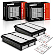APEAF398 2 Pcs Engine Air Filter