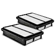 APEAF398 2 Pcs Engine Air Filter