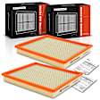 APEAF417 2 Pcs Engine Air Filter
