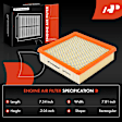 APEAF435 2 Pcs Engine Air Filter