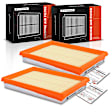 APEAF444 2 Pcs Front Engine Air Filter