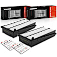 APEAF462 2 Pcs Engine Air Filter