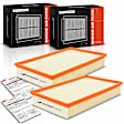 APEAF467 2 Pcs Engine Air Filter with Flexible Panel